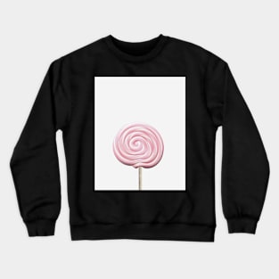 Pink lollipop, Print Pink, Girls Nursery Room Decor, Candy, Kids room print art, Trendy modern print Crewneck Sweatshirt